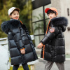 One piece On behalf of children Down Jackets Korean Edition Bright surface Disposable Boy CUHK girl Down Jackets Mid length version coat One piece On behalf of children Down Jackets Korean Edition Bright surface Disposable Boy CUHK girl Down Jackets Mid length version coat