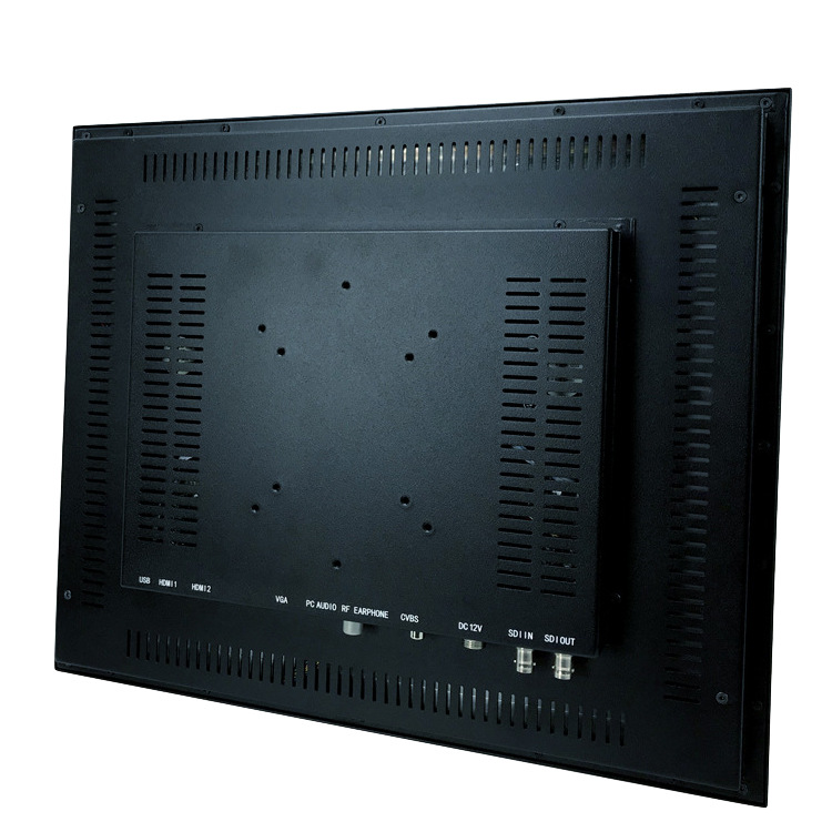 厂家直销 17寸sdi高亮反向高清工业液晶显示器 提词专用显示器