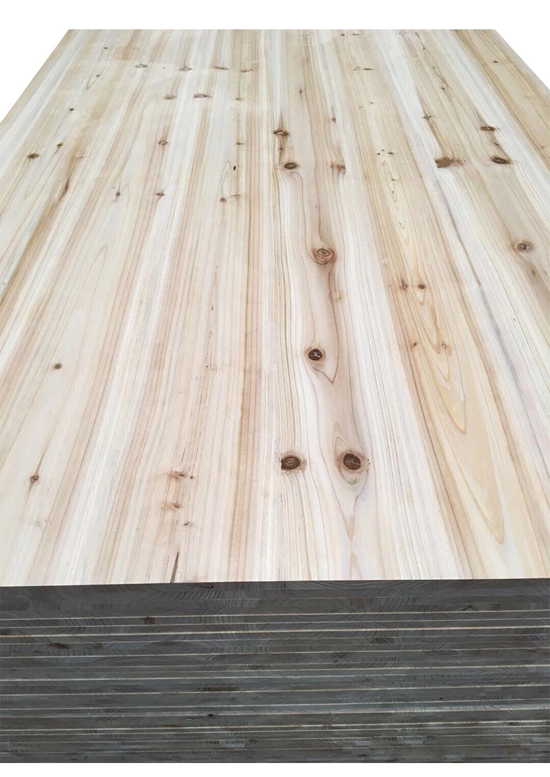 恒嘉香杉木集成材 e0插接板指接板 环保家具定做18mm可定制尺寸