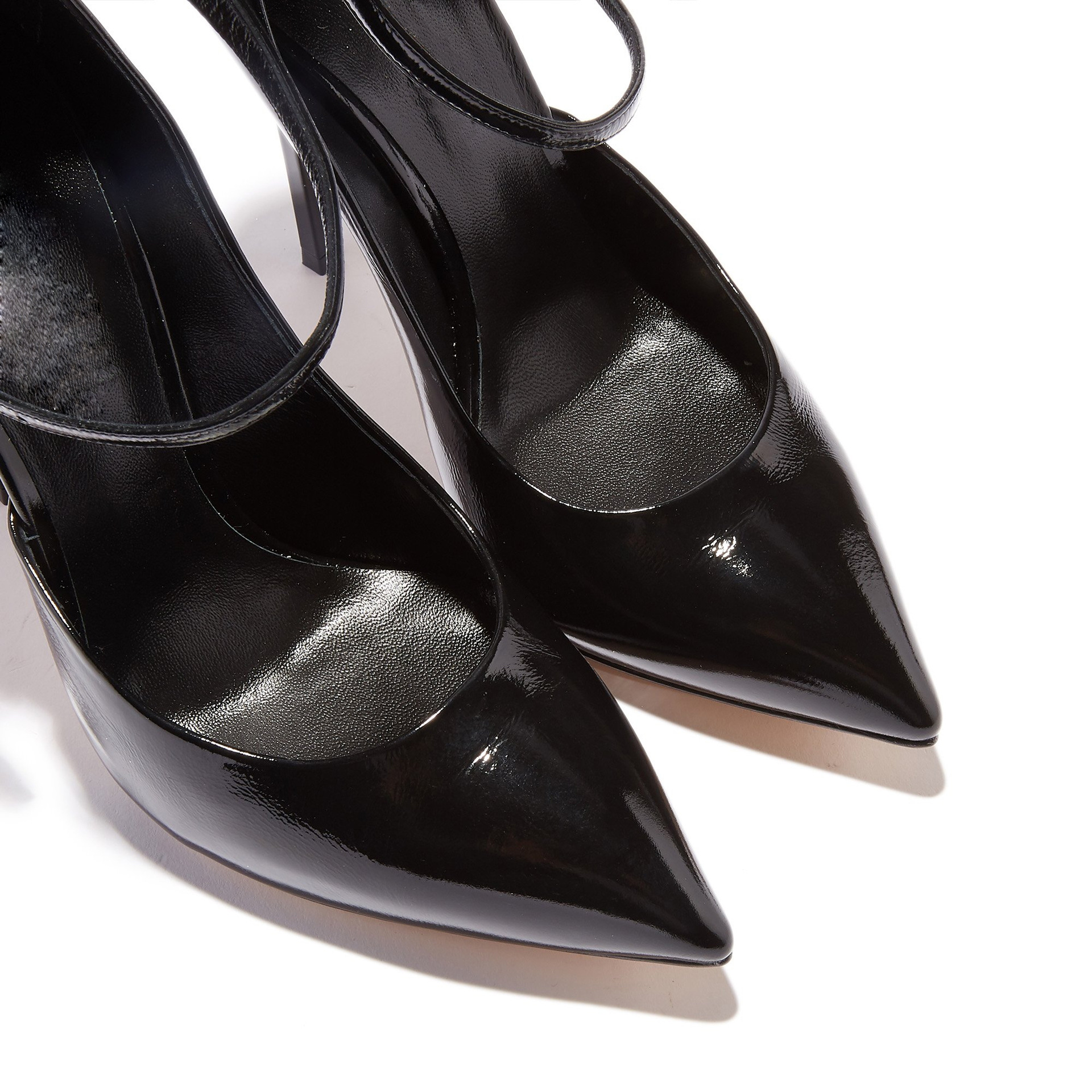 跨境外贸女鞋欧洲站尖头搭扣铁跟女单鞋 速卖通高跟鞋shoes women