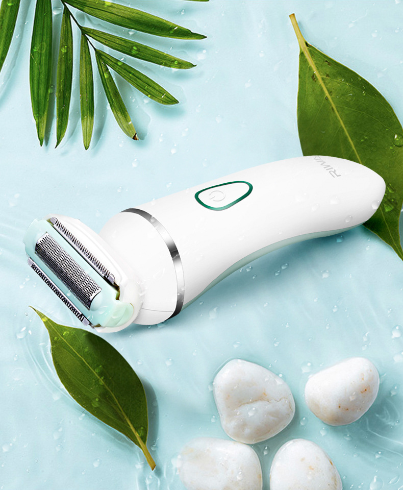 雷瓦1301女士脱毛器去毛器剃毛刀绿色私密腿毛全身毛发红色水洗