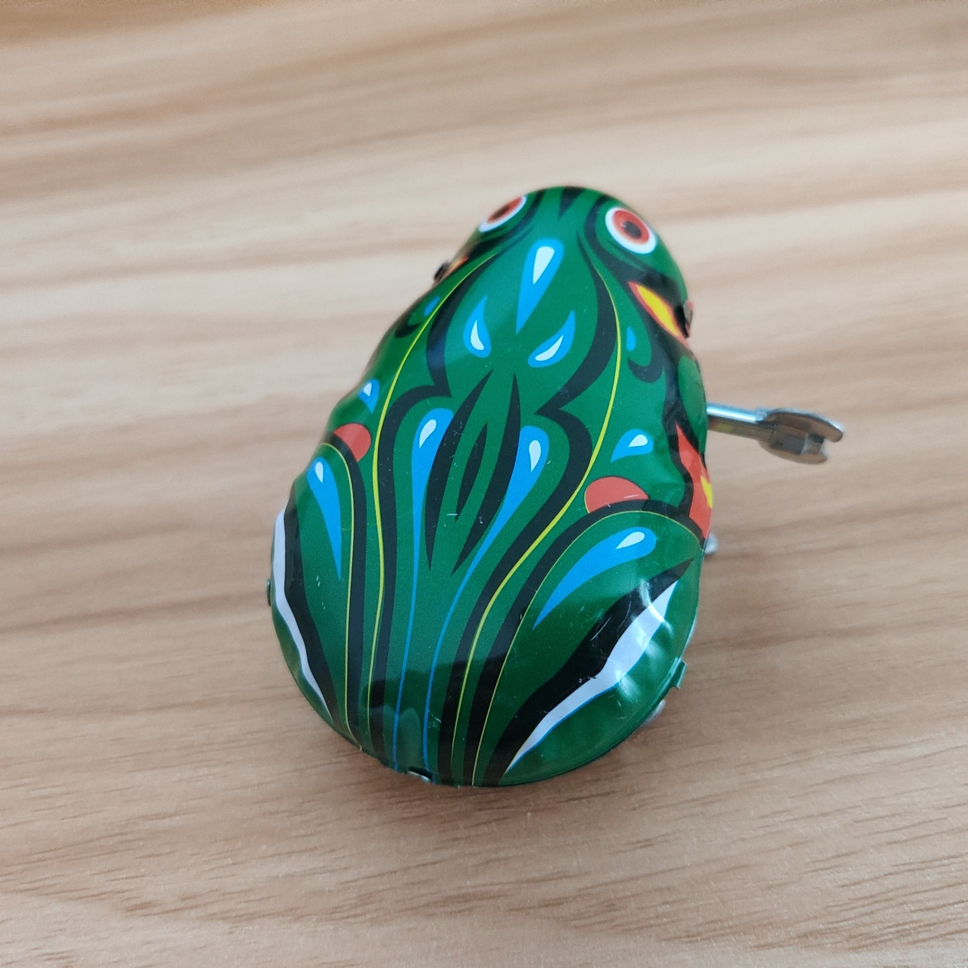 会跳的铁皮青蛙发条儿童玩具跳跳蛙80后怀旧弹跳大号青蛙