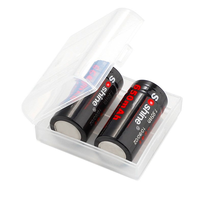 1节 rcr123电池16340锂离子电池650容量3.0v手电筒相机摄像机电池