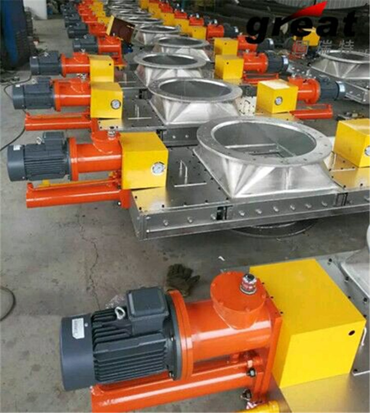 电液动平板闸门耐磨密封手动平板放料阀气动平板闸阀料斗铸铁阀门