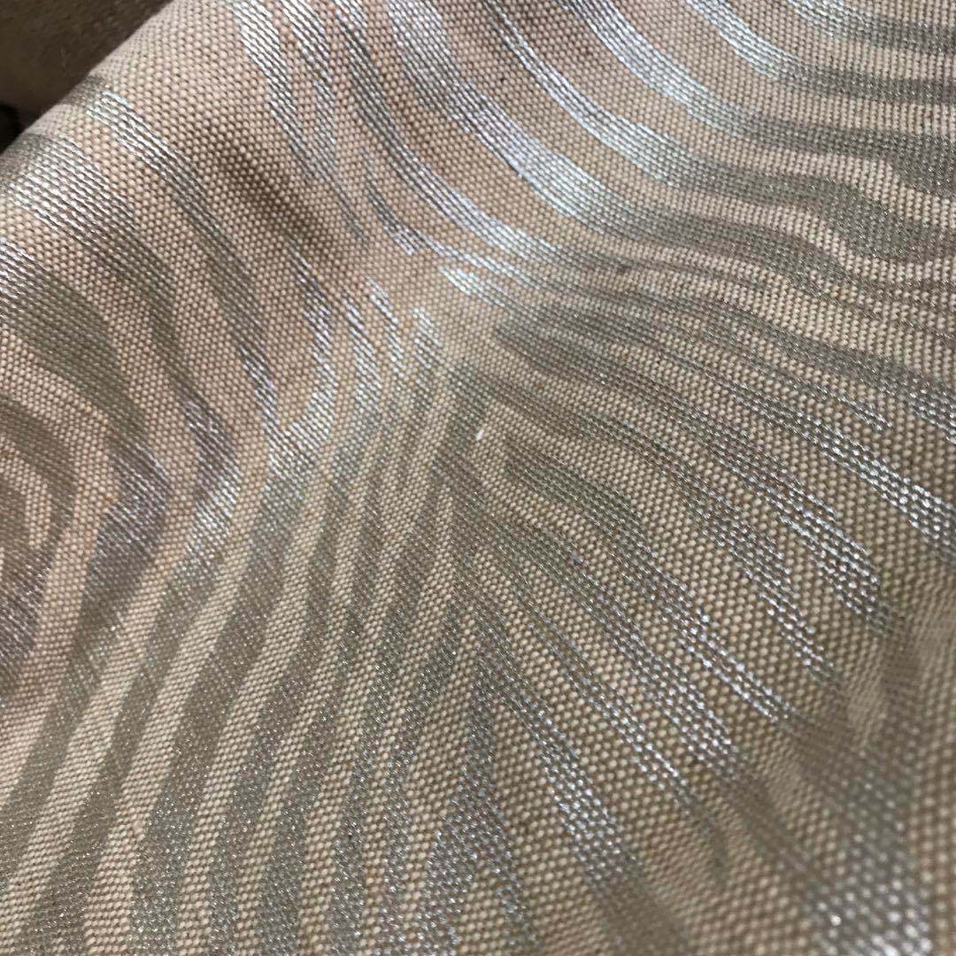 工厂直销 环保麻棉坯布印花 棉麻烫金银布 光面动物纹印花特材