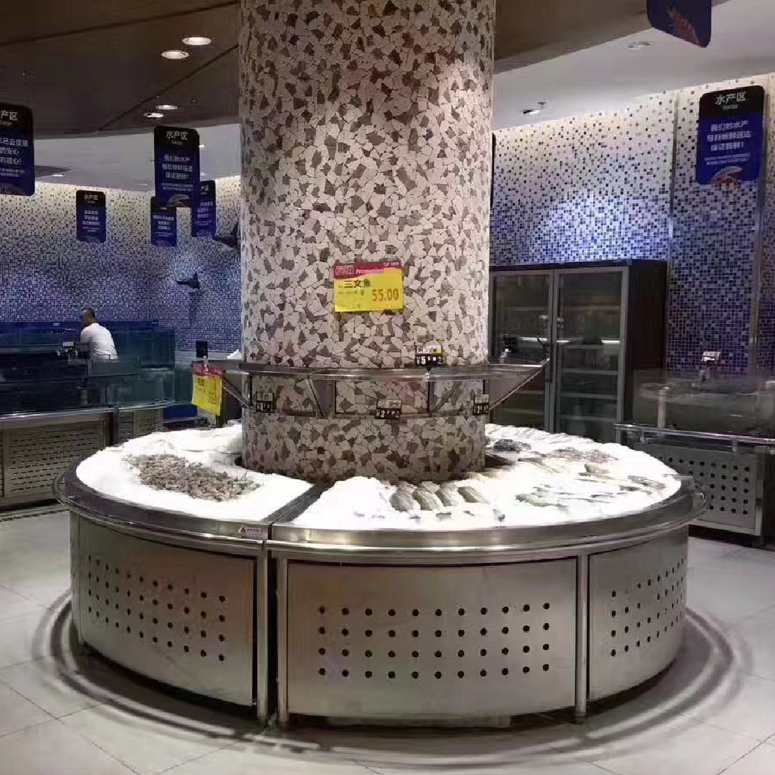 贝类饭店超市促销海鲜池