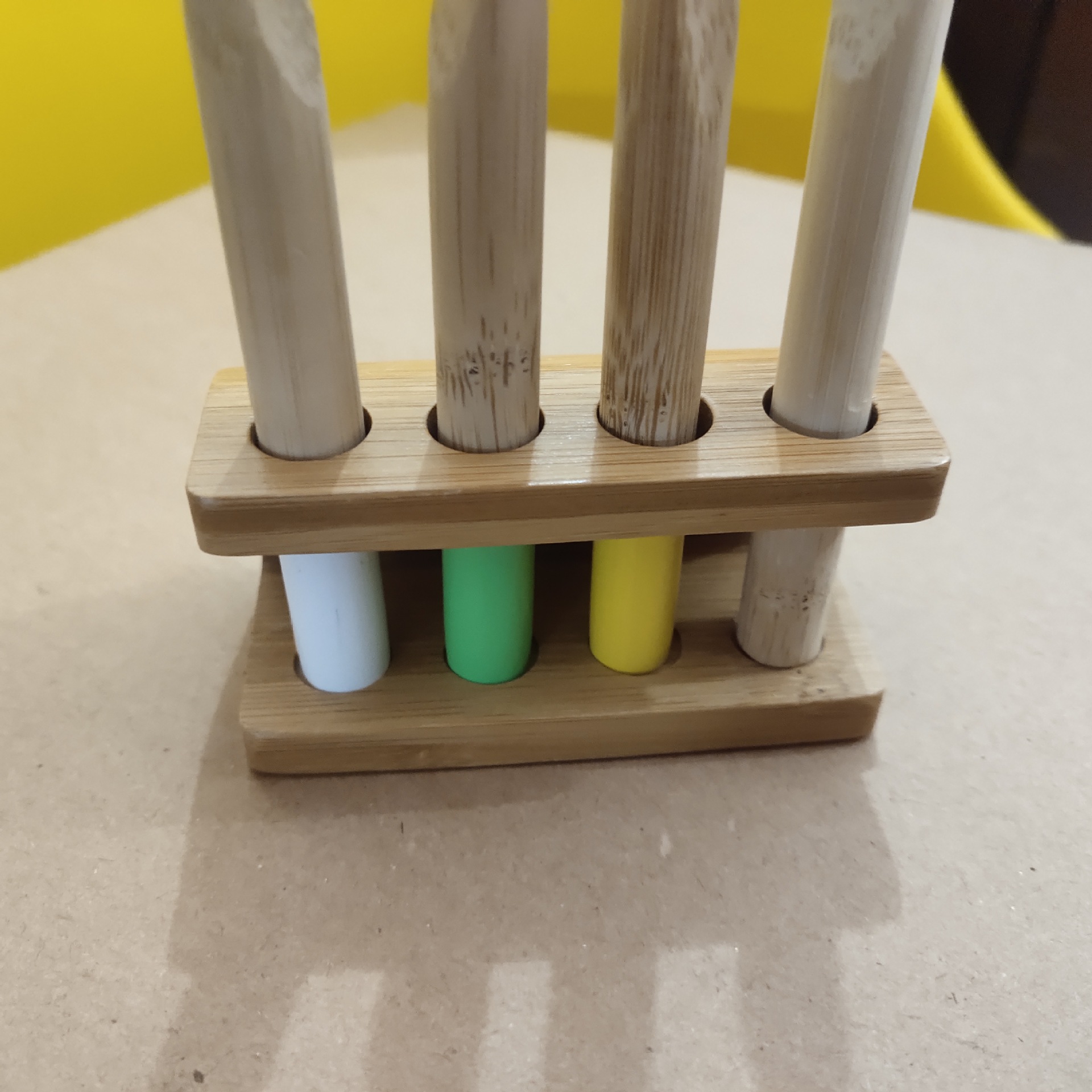 竹牙刷架 不含塑料,环保 手工制作 电动牙刷头架 亚马逊跨境