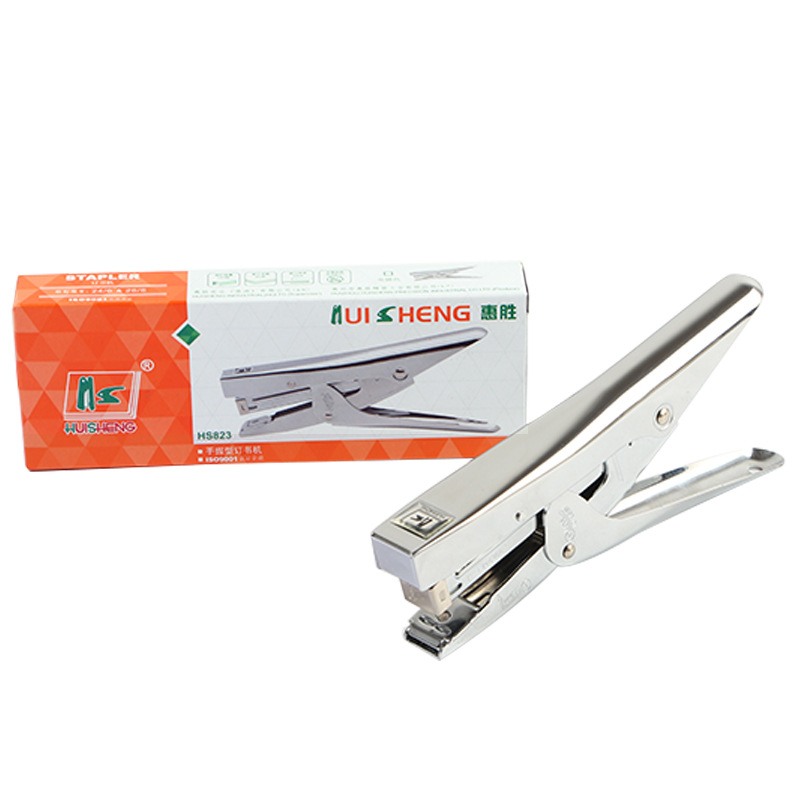 Hand-Held Stapler Set No. 12 Stapler Metal Nail Puller Stitching Needle Labor-Saving Book Stapler Office Supplies