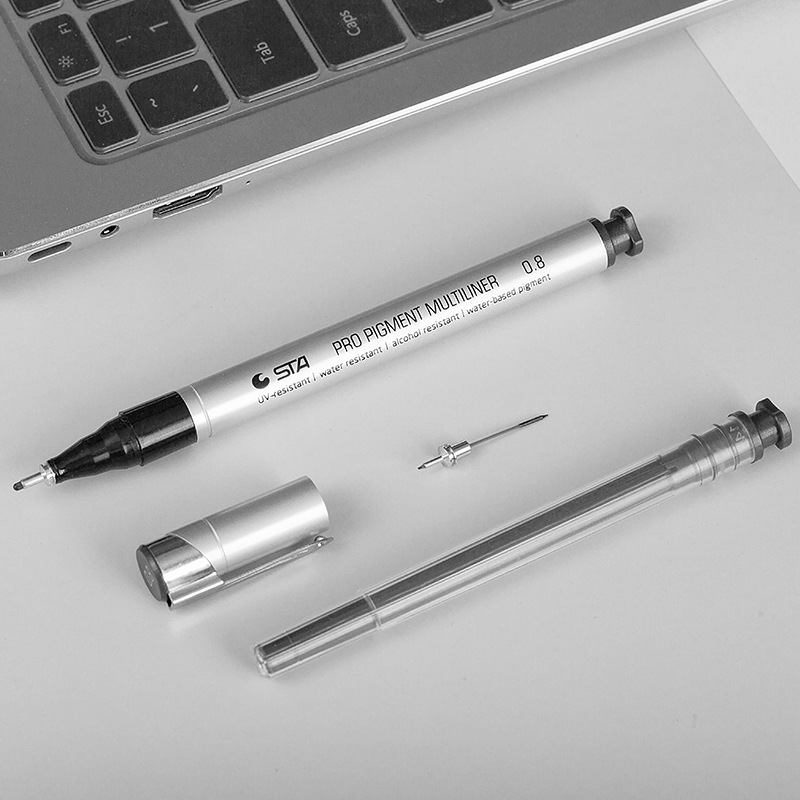 sta斯塔高品质针管笔笔头替芯绘图笔笔头 03 04 05 06 08 br软头