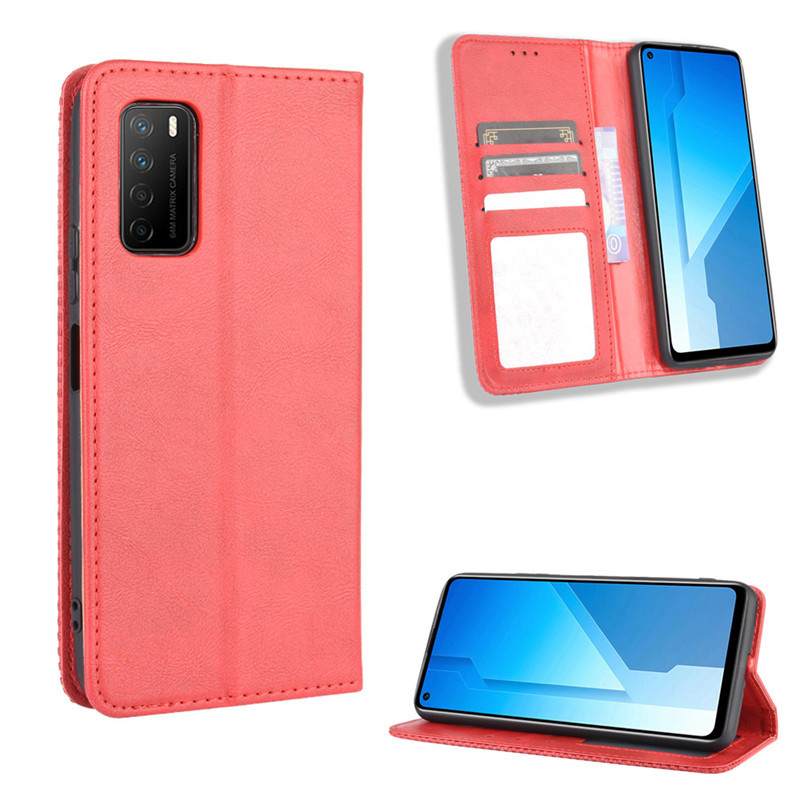 适用于华为honor play 4 5g手机壳荣耀play4 pro磁吸翻盖皮套插卡