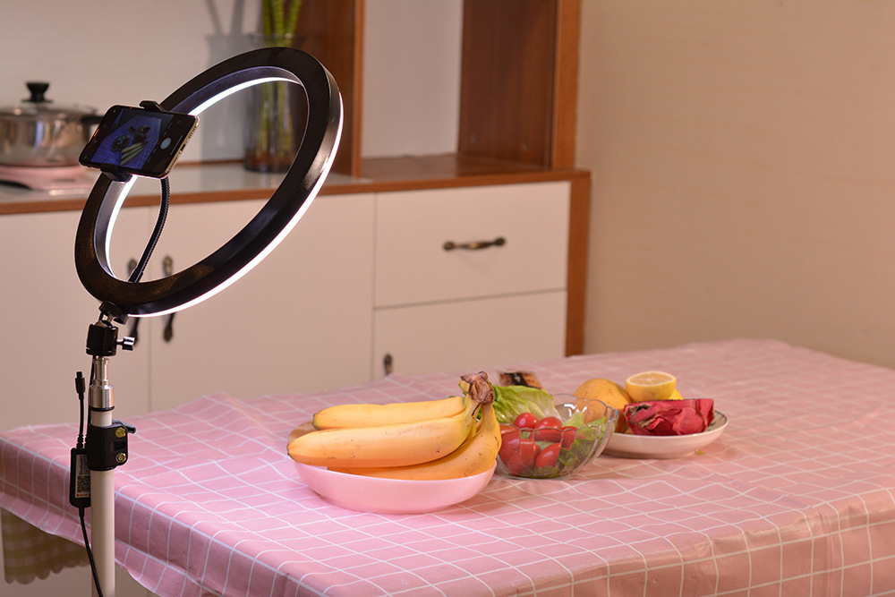 新款彩色rgb环形补光灯人像美颜主播直播抖音拍摄视频摄影补光灯