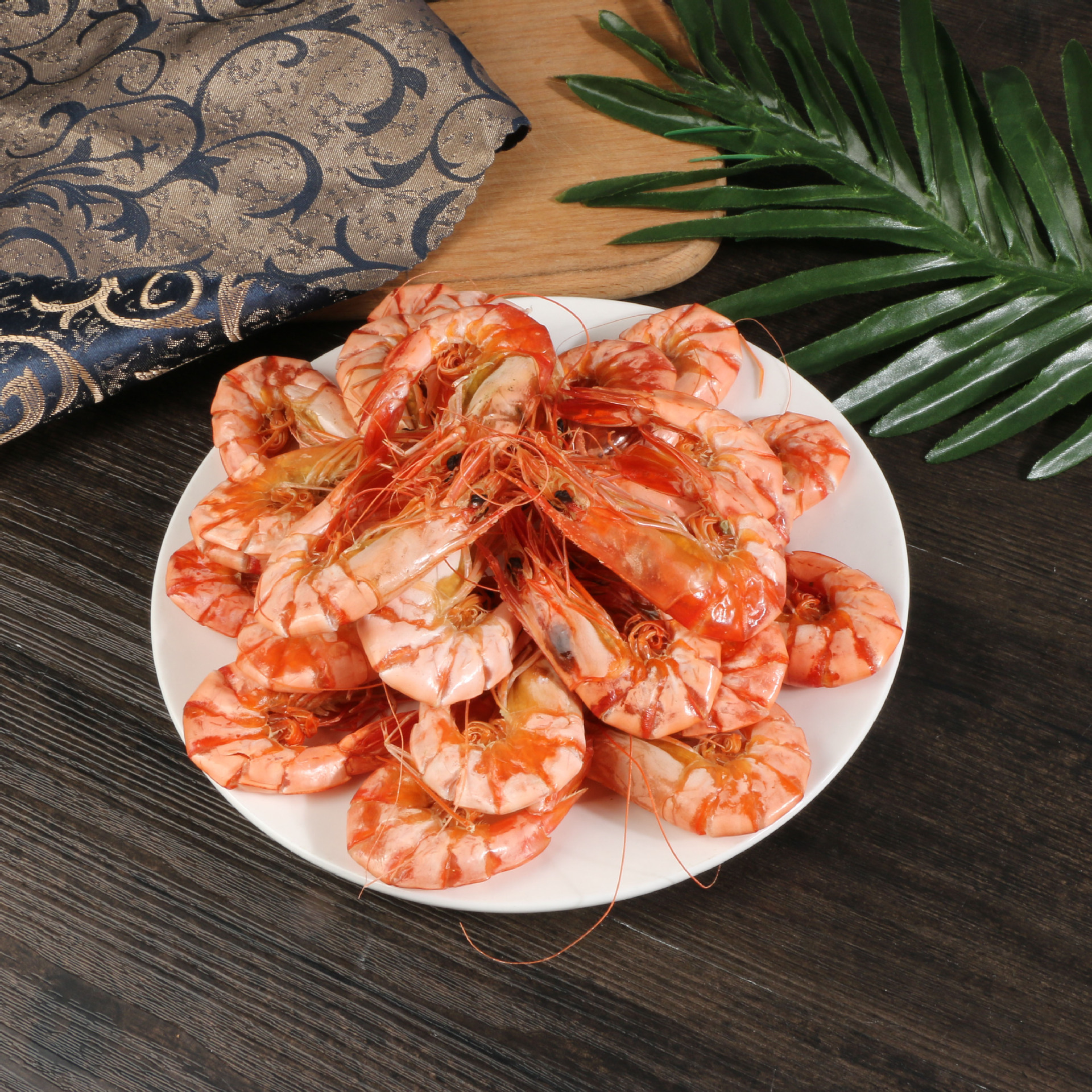 本港对虾烘烤虾干即食海产干货个大鲜甜散装带壳虾干批发