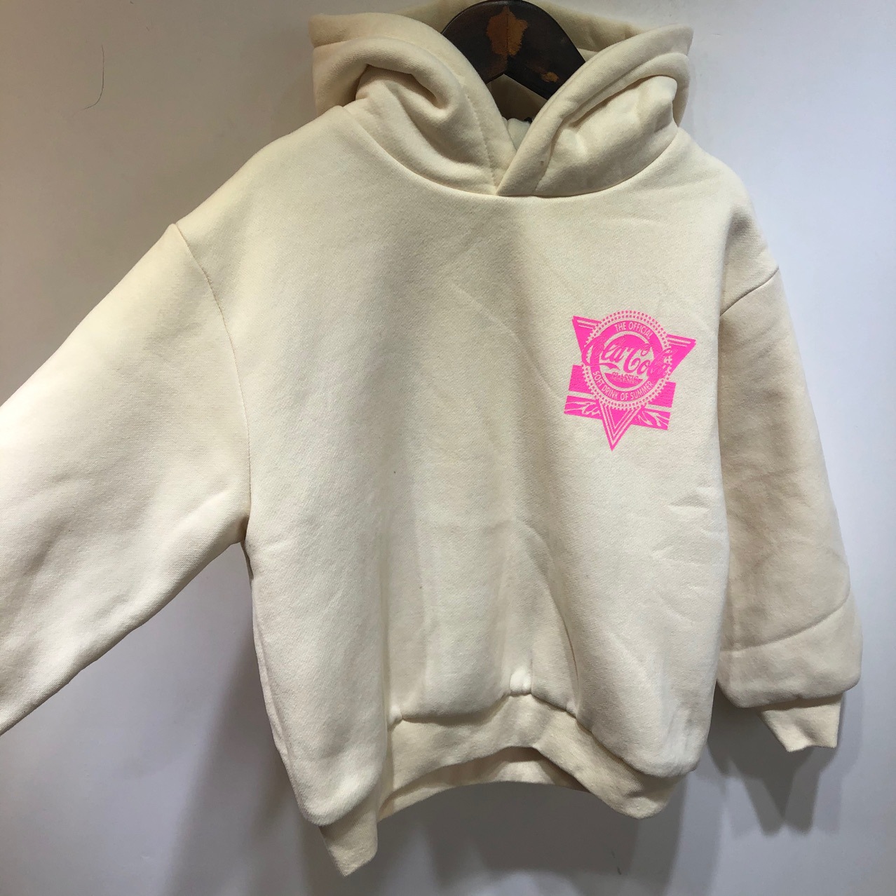 迦南贝妮品牌童装2020冬季韩版新款男女童百搭连帽加绒卫衣70369