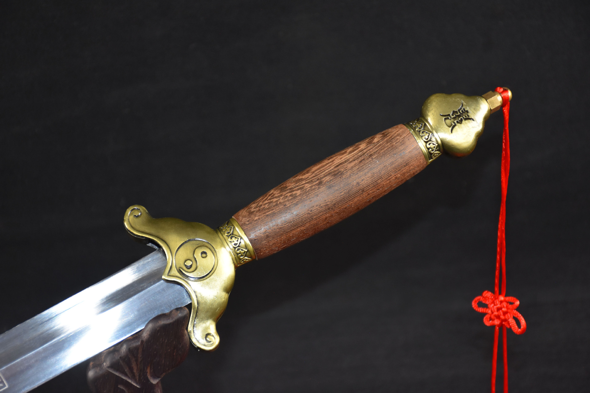 龙泉华影刀剑华影一体武术剑工艺品软剑手工不锈钢太极剑未开刃