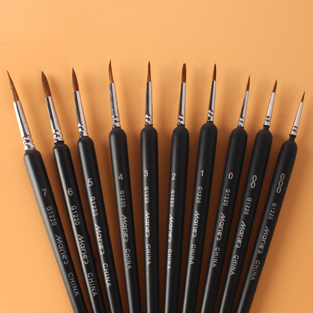 勾线笔狼毫勾线笔水粉勾线描笔丙烯勾线水彩勾线