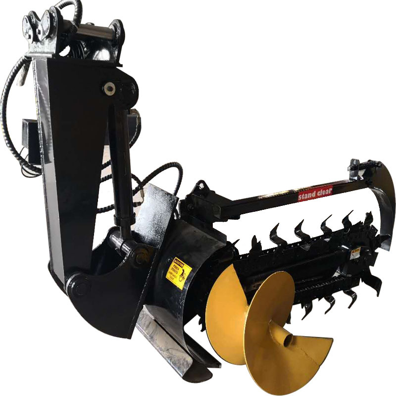 150机 挖掘机开沟器 直埋光缆开沟机