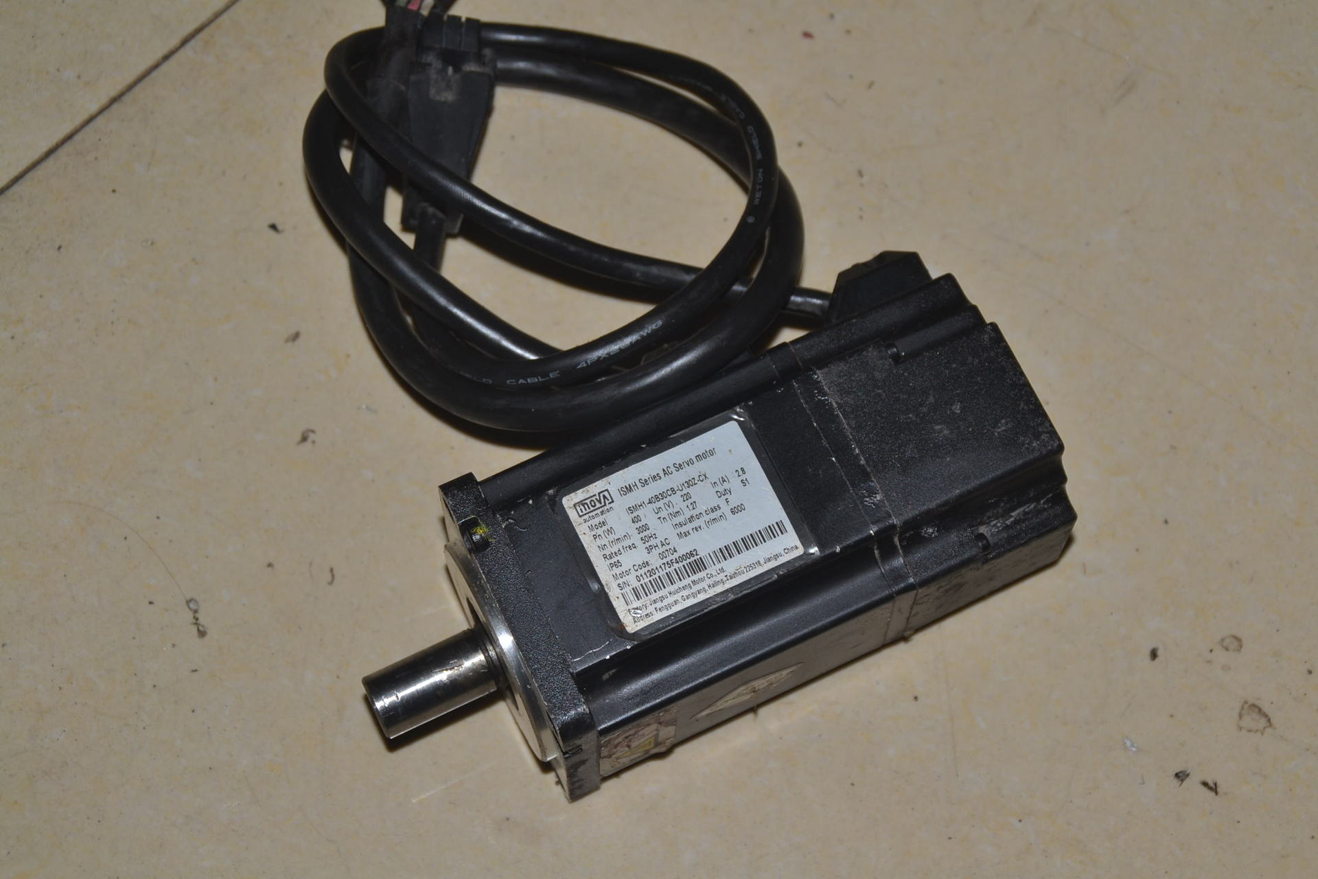 汇川is600系列ismh140b30cbu130zcx00704400w伺服电机