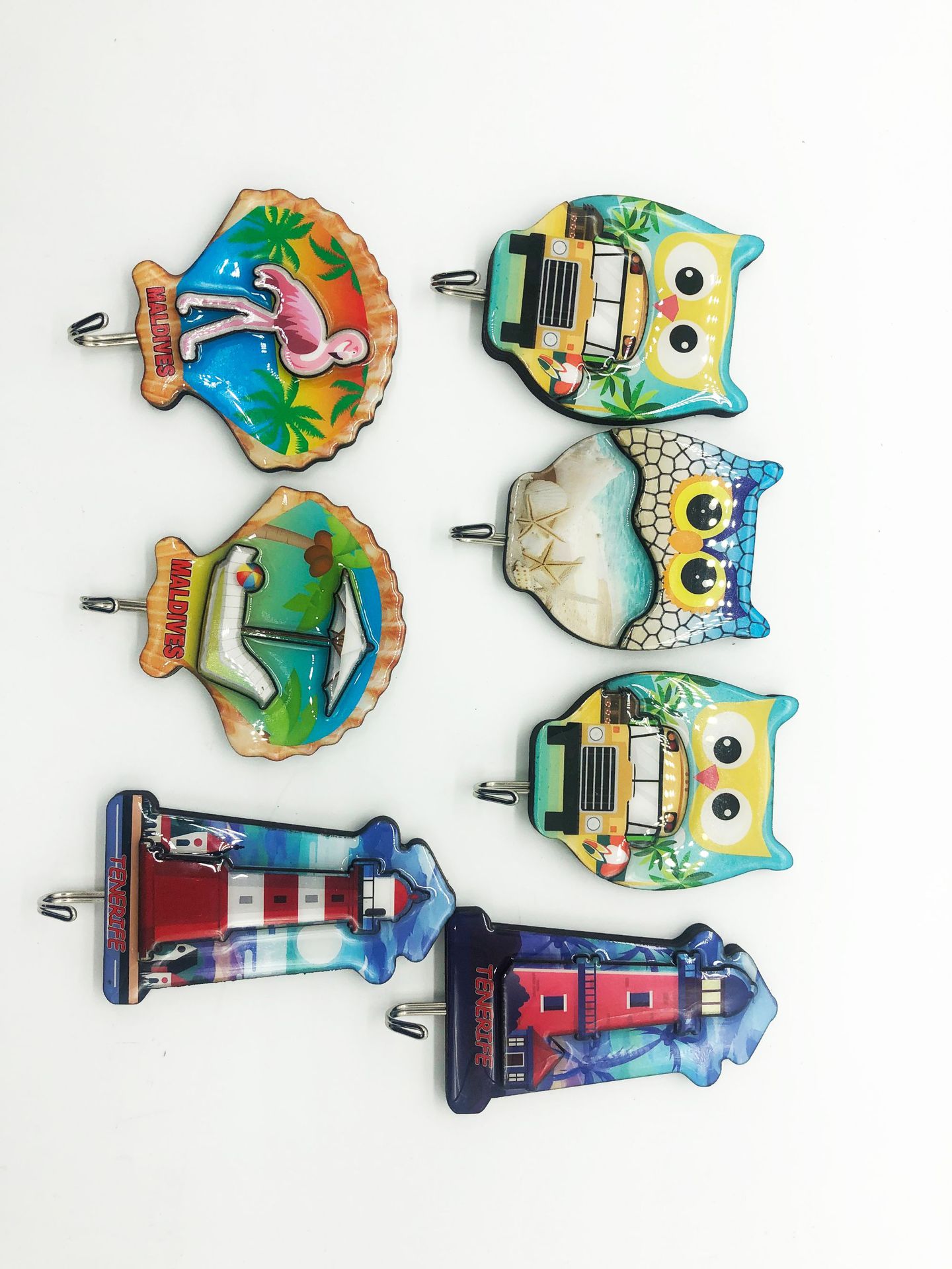 mdf卡通软木冰箱贴广告礼品冰箱贴木头木质滴胶风景冰箱贴