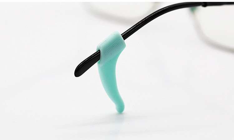 现货厂家供应硅胶眼镜耳拖眼镜防滑套眼镜配件防滑耳勾眼镜腿配件
