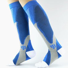 厂家现货Compression socks小腿压缩袜 压力袜户外运动弹力骑行袜