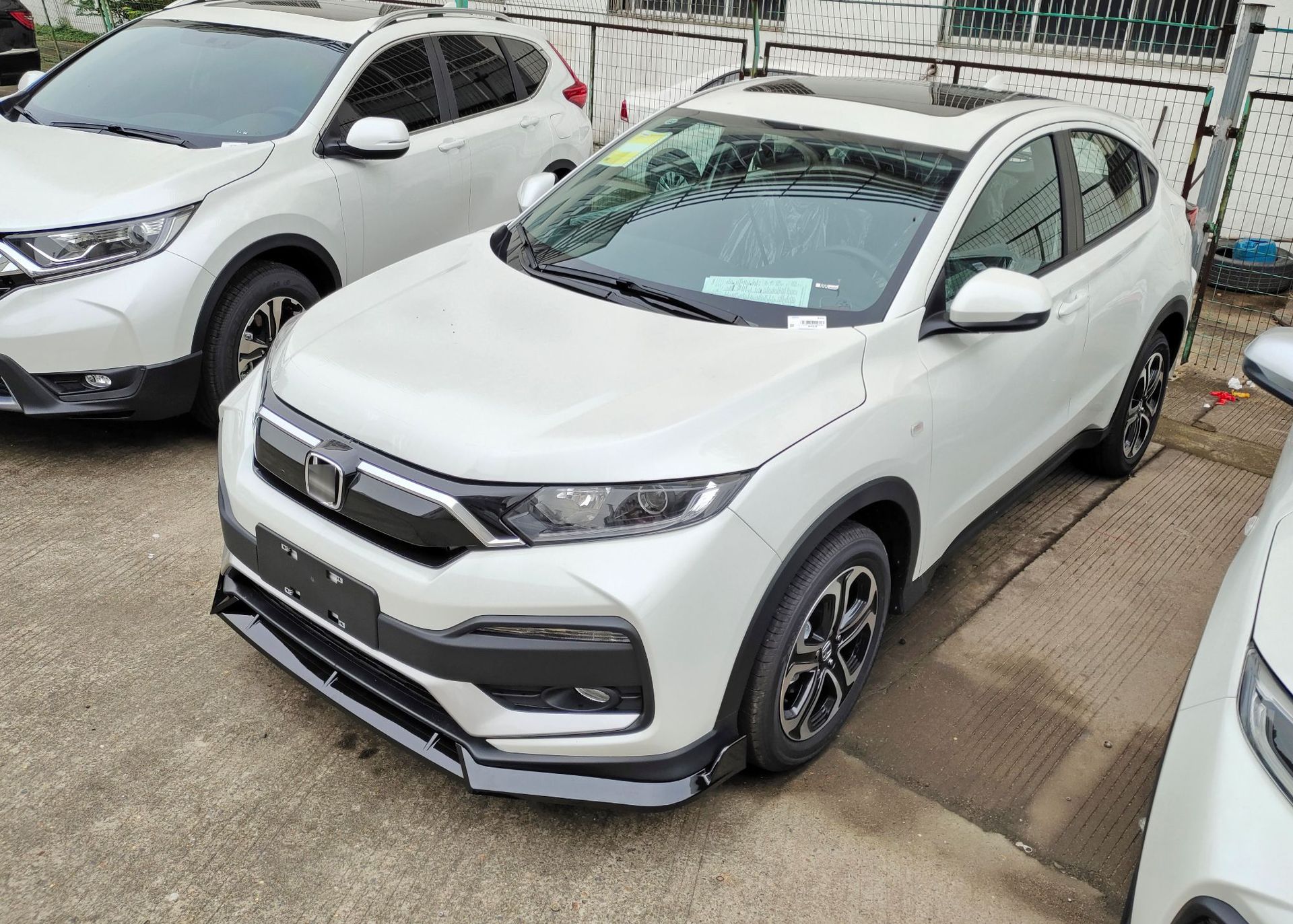 适用于2019款本田xrv改装前铲大包围前唇防撞前唇改装前铲小包围