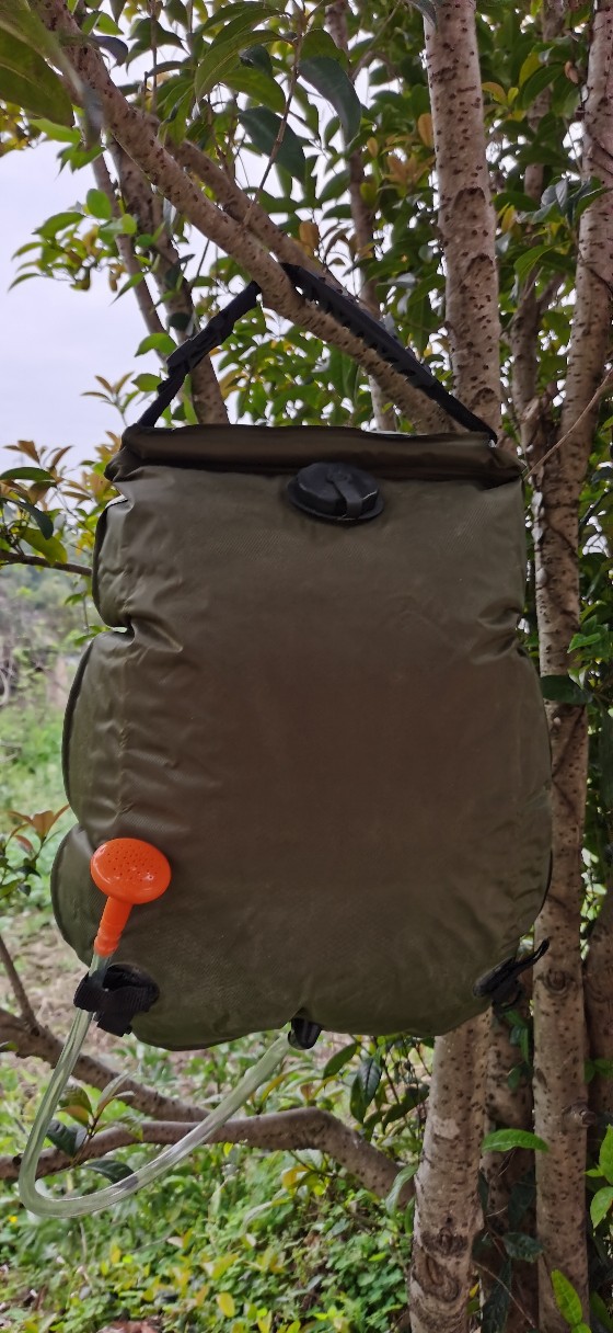 外贸出口 户外野营淋浴袋三层加厚20l