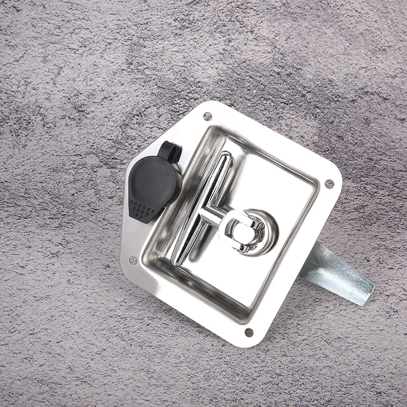 铝工具箱t型鱼尾机车锁大货柜锁 锌合金大型货柜t锁 卡车工具箱锁