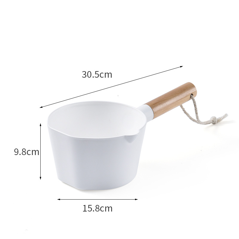 Plastic Water Spoon Kitchen Water Scoop Household Bath Scoop Thickened Water Float Ladle Creative Long Handle Water Spoon Shampoo