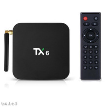 TX6 机顶盒 4k网络播放器全志H616 安卓9.0  4G 64G双频WIFI 蓝牙