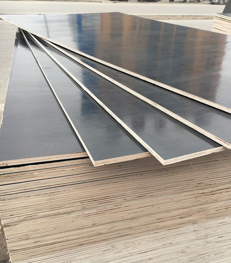 建筑模板黑色覆膜清水模板盖楼高层建筑模板多层实木板