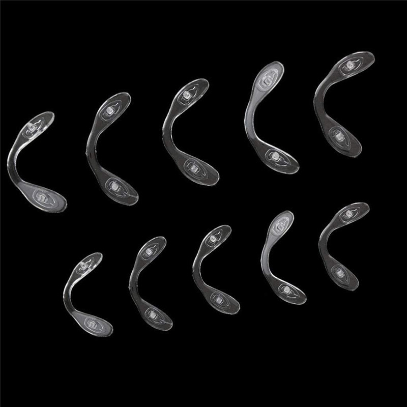 眼镜配件 防滑u型鼻托 连体硅胶托叶 儿童眼镜鼻托眼镜配件