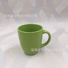 广告促销礼品陶瓷杯马克杯水杯咖啡杯鼓型杯 可设计LOGO