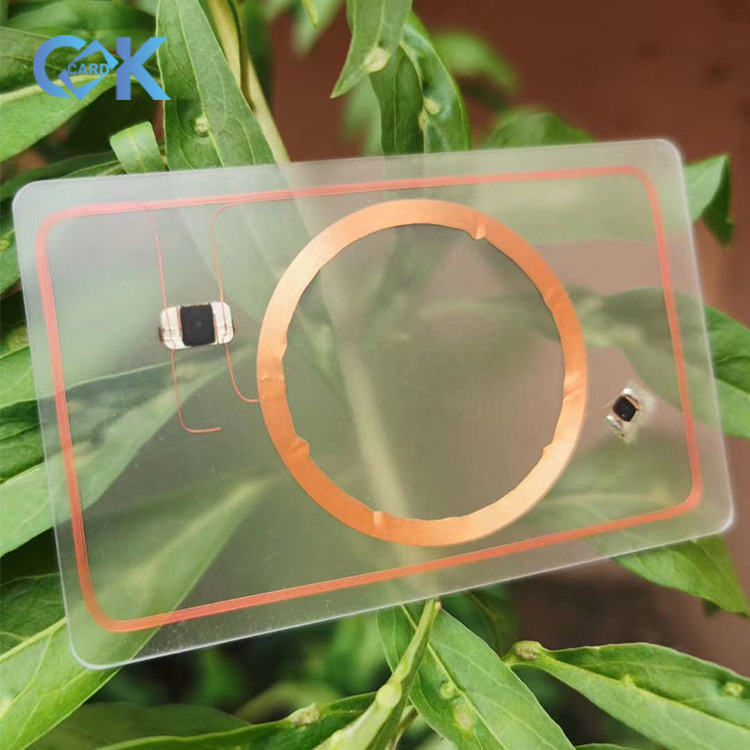 咖啡店会员卡制作 透明会员卡 芯片会员卡 烫金烫银卡