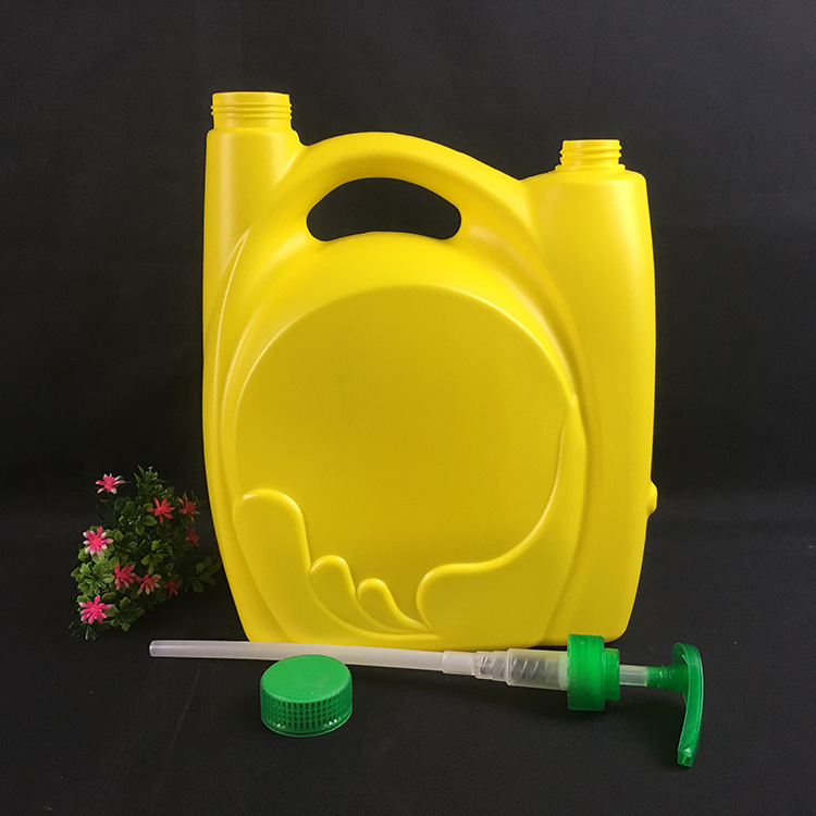 供应定制5l双口洗衣液瓶花肥塑料瓶营养液瓶 液体肥料桶