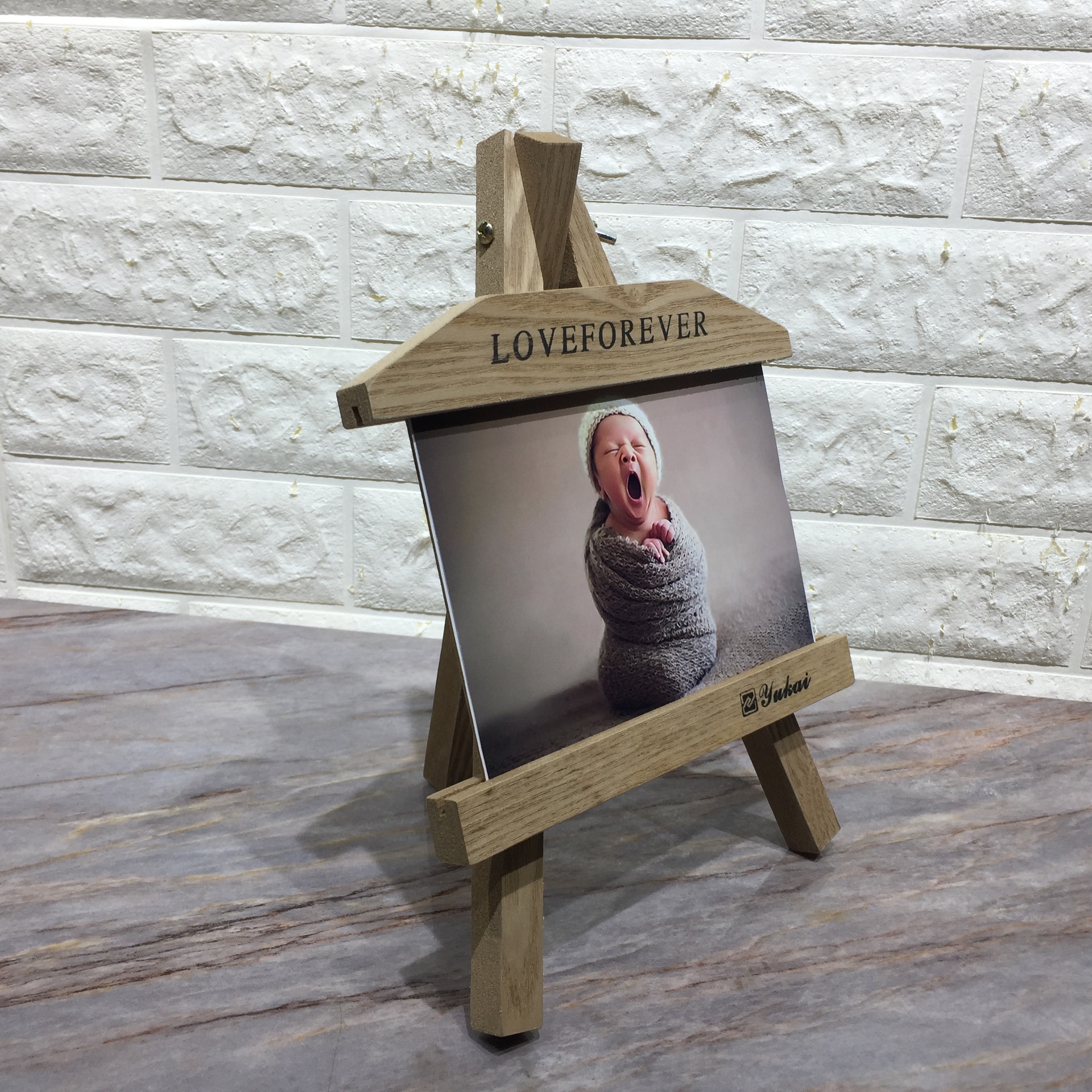 摆台挂墙创意相框相架 儿童实木相框 时尚精美影楼相框三角画架