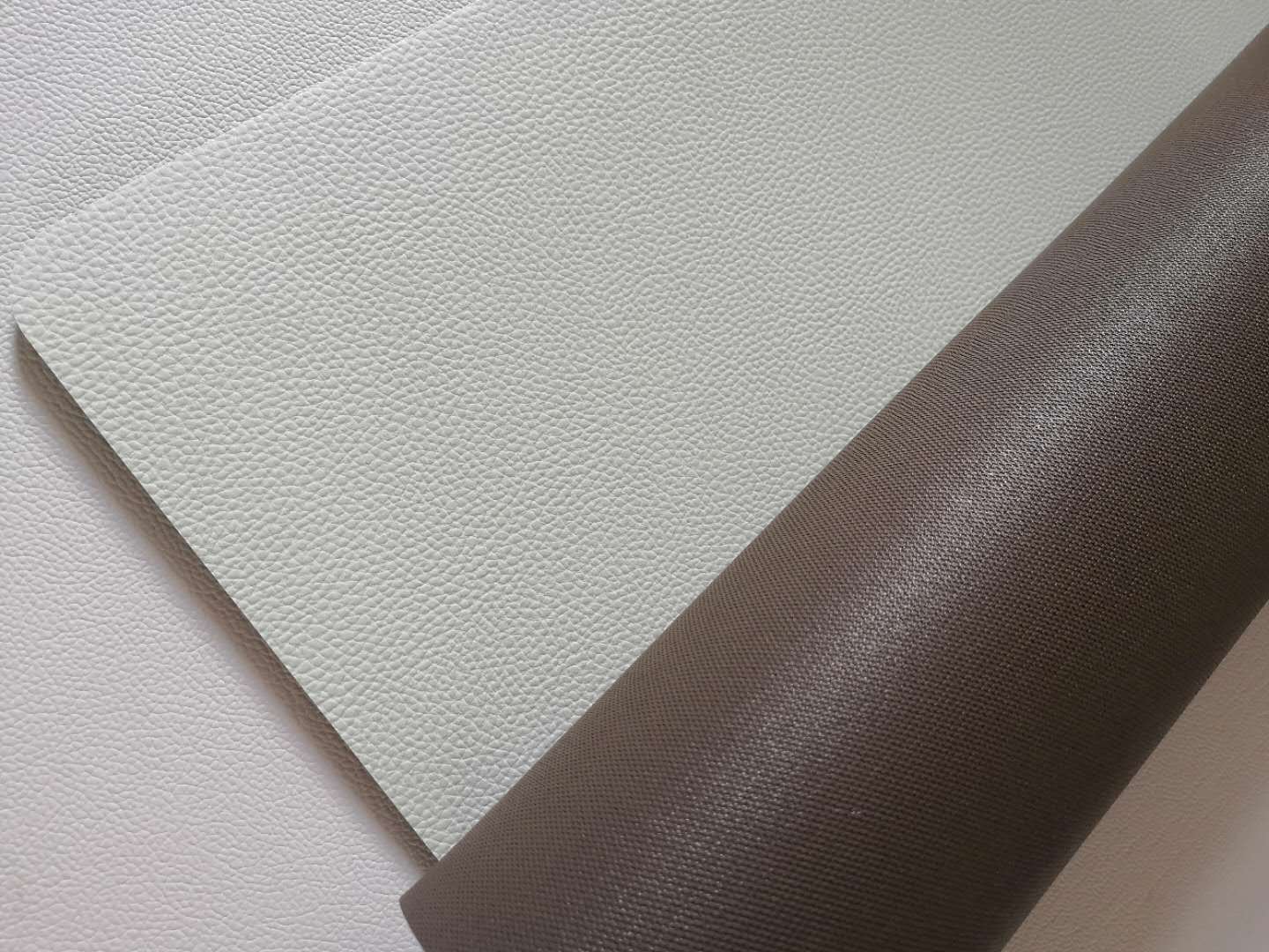 厂家直销人造革 pu革 箱包革 无底布发泡革