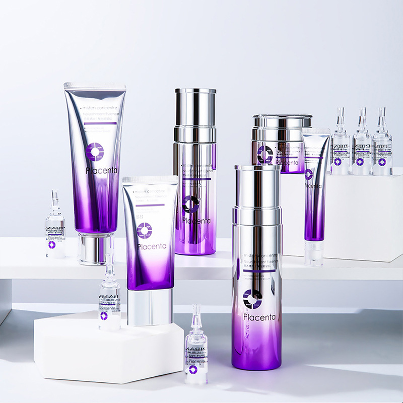 比芭美胎盘素套盒 秋冬护肤 美容院套装 面部护肤套装 化妆品套装