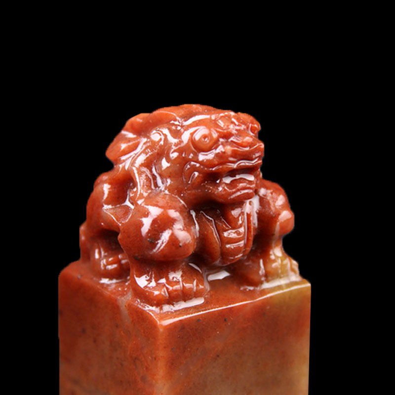 寿山石印章篆刻定制姓名貔貅狮子书画闲章藏书法名字印章石头刻章