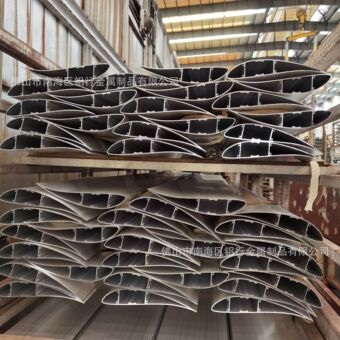 凤铝铝材隔热隔音50系列外平开窗铝合金型材 门窗铝边框现货供应