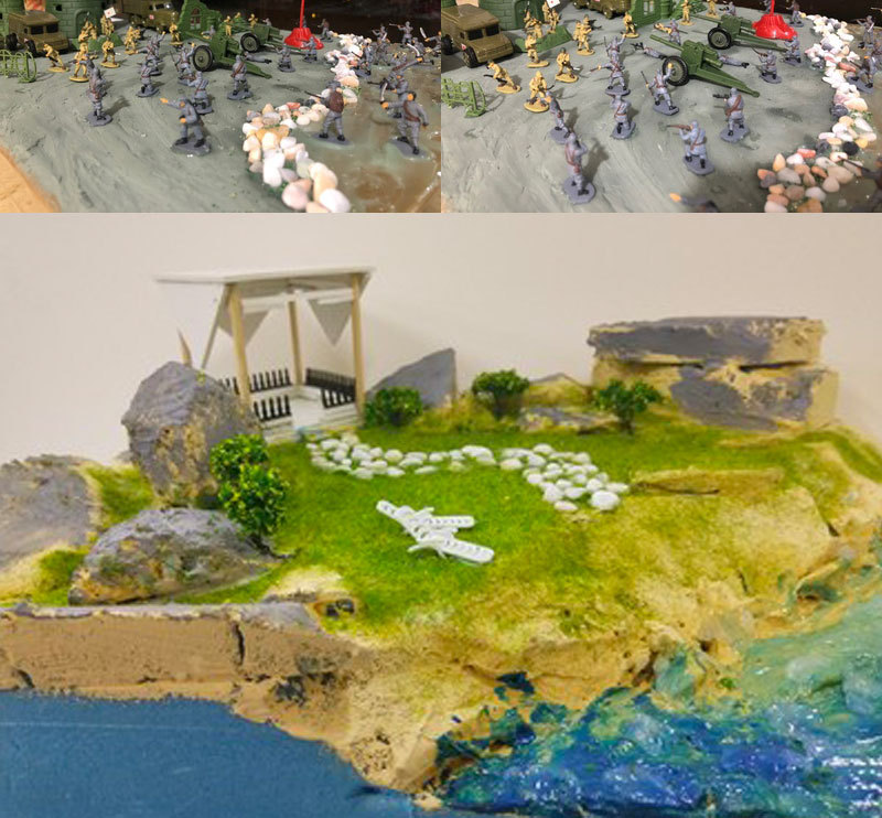 沙盘建筑模型材料diy手工沙盘兵人造型泥场景水景膏 造景泥320克