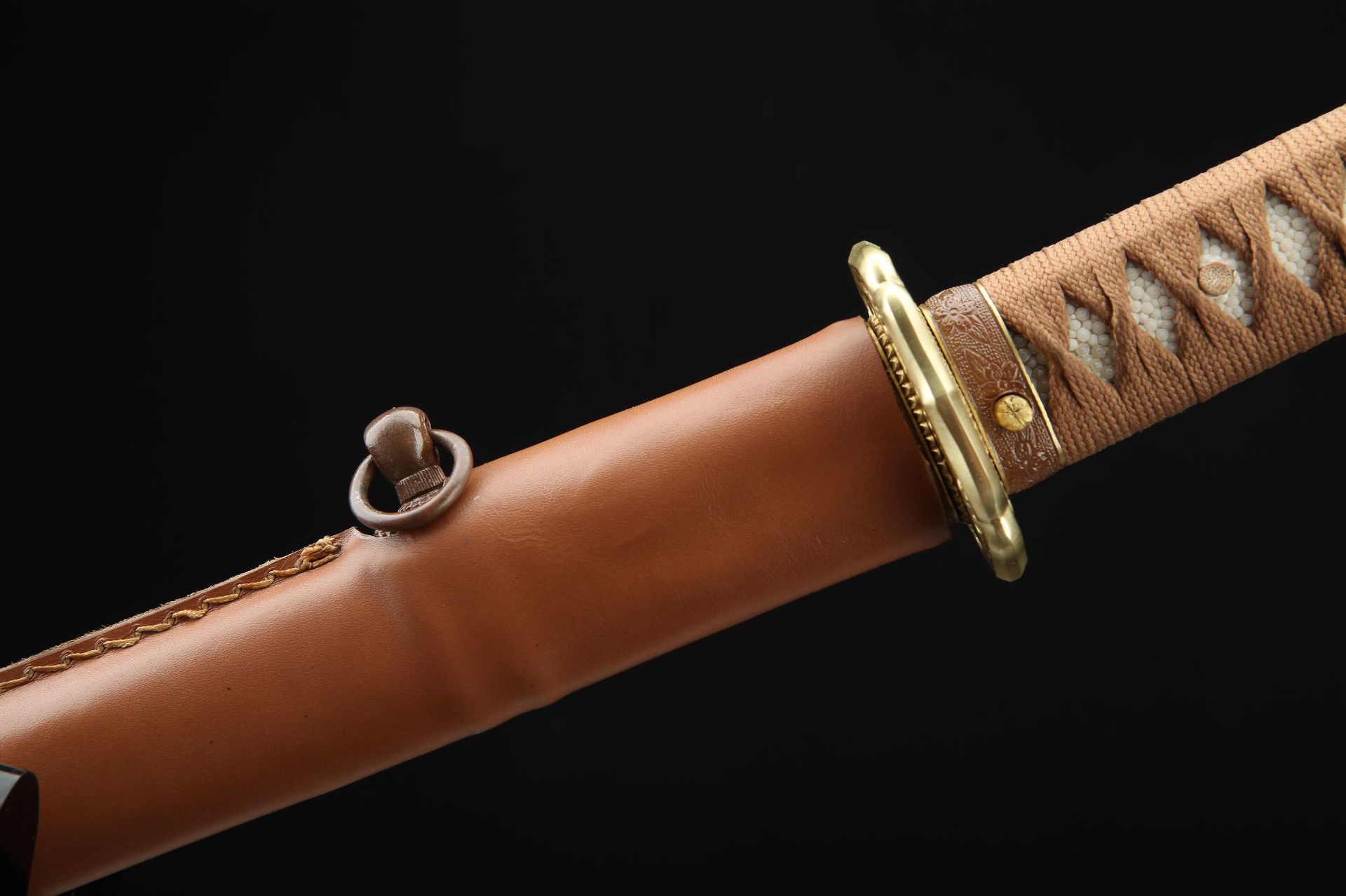 龙泉刀剑千层钢烧刃一体宝剑影视收藏硬剑防身日式刀具挂饰未开刃