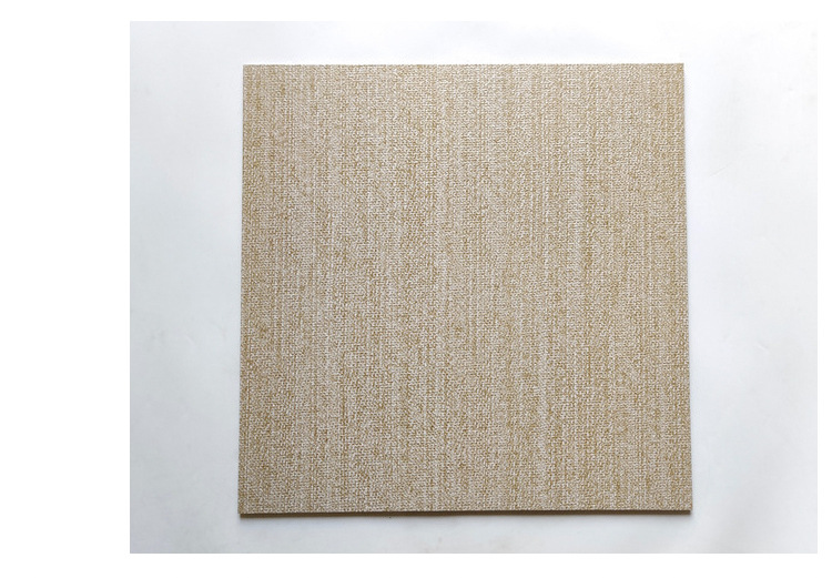 黄色布纹防滑地砖600x600餐厅宾馆卧室凹凸仿地毯砖客厅地面瓷砖