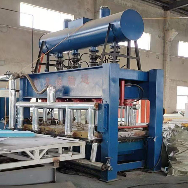 贴面机械二手【陆通150小吨位】单层上置下压式短周期快速热压机