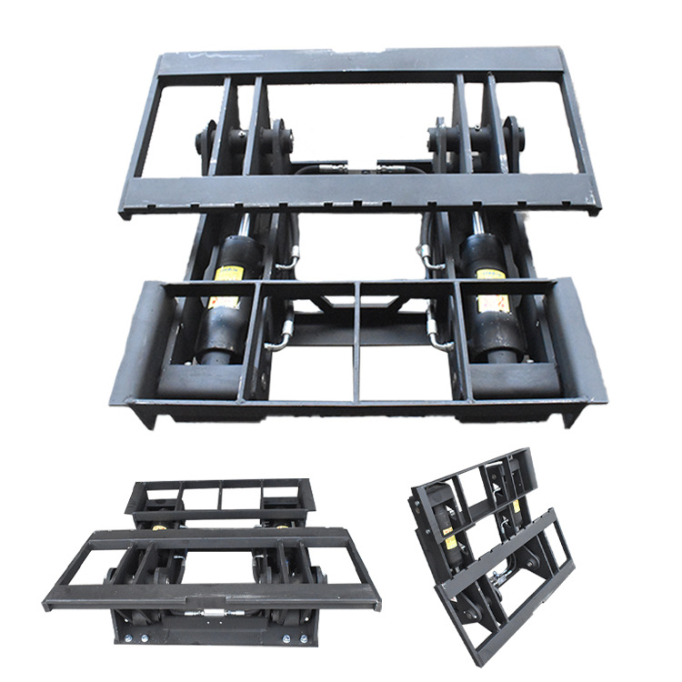 遐迩龙工叉车配件属具倾翻器叉铲斗钢管夹斗属具尺寸可选配批发