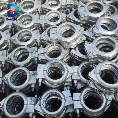 精品推荐 dn65 76精铸螺丝管卡 混凝土输送泵管固定卡箍 烤漆