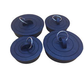 8%水槽皮塞子堵孔橡胶盖防水堵塞洗衣池水池塞子密封塞堵头堵水盖子