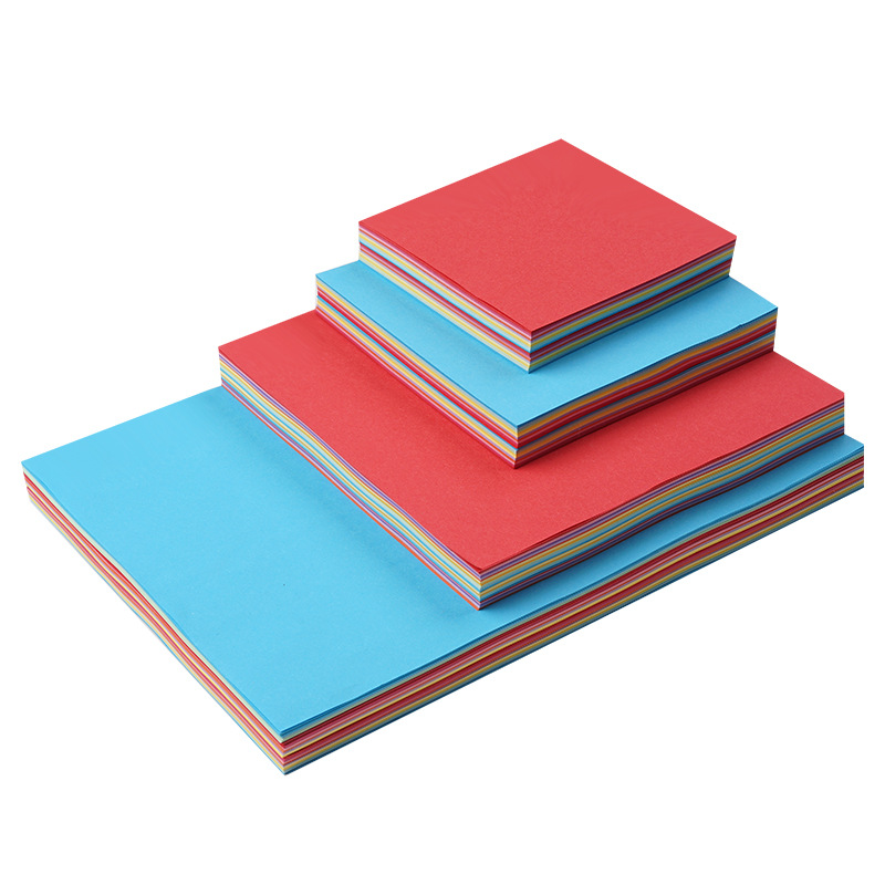 折纸手工纸彩色儿童剪纸小学生专用大张a4正方形宝宝折叠纸千纸鹤