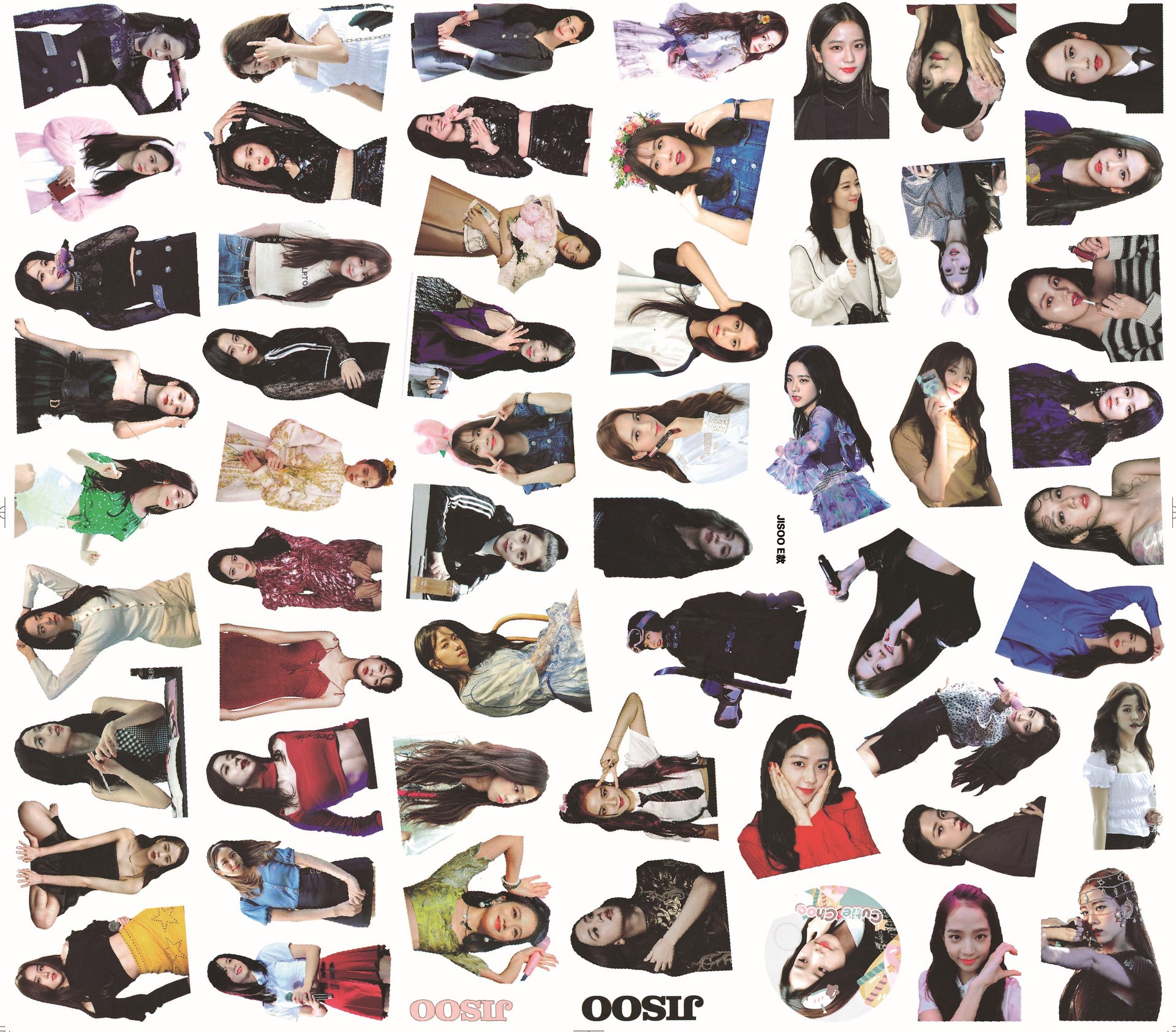 blackpink手帐贴纸lisa金智妮jennie金智秀明星周边手机电脑贴画