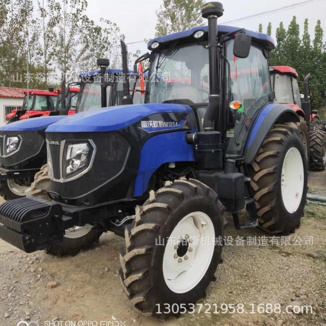 国补高配1304四驱拖拉机 福田雷沃新款高效四轮拖拉机配套旋耕机