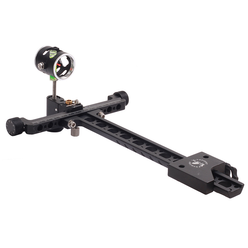 顶点tp8510 弓箭射准瞄单针长杆瞄准镜 射箭器材带镜片竞技瞄准器